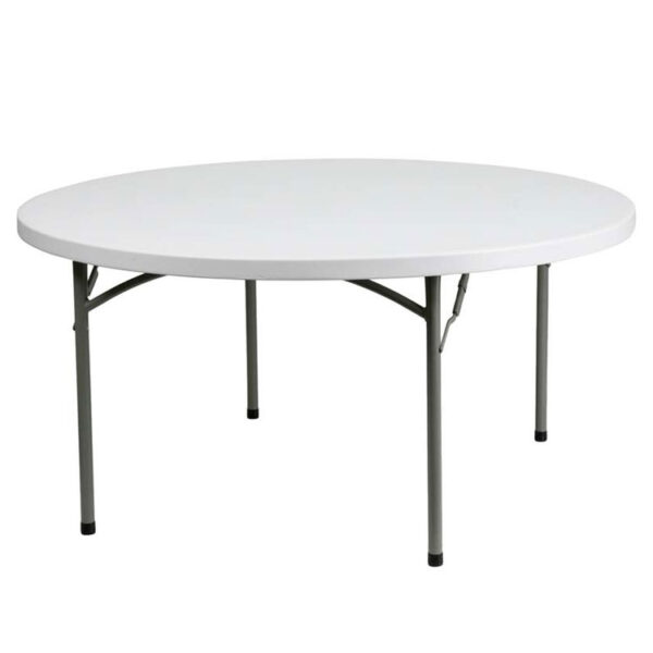 round plastic folding table 60inch