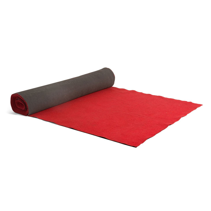 Red Carpet Runner with rubber back