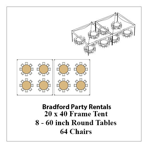20' x 40' Marquee Tent - Bradford Party & Event Rentals | Event Rentals ...