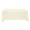 ivory rectangular tablecloth