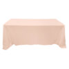 blush rectangular tablecloth