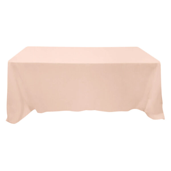 blush rectangular tablecloth