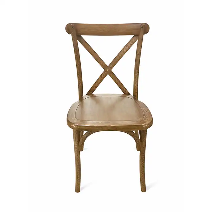 resin cross back chair
