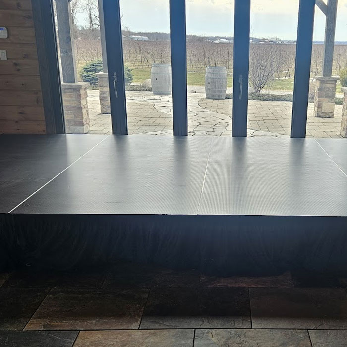 stage skirt venue